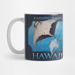 Kaanapali Beach Hawaii Manta Rays Sea Rays Ocean Mug